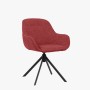 Fauteuil d'accueil rouge