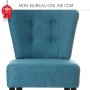 Fauteuil Vintage bleu pour accueil
