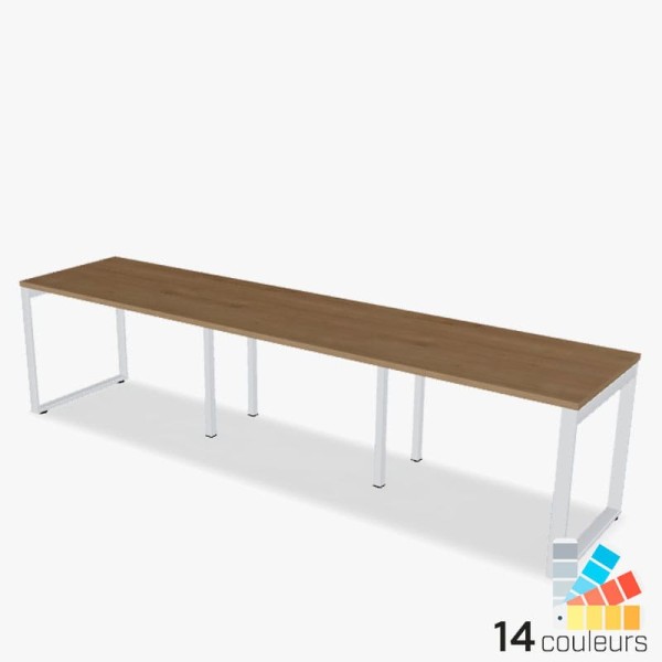 Bureau 3 personnes côte à côte