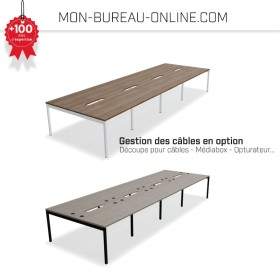 Bureau bench 8 personnes