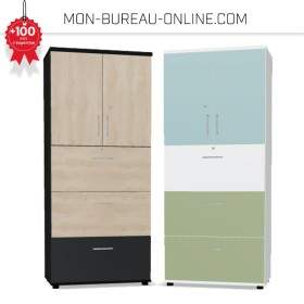 Armoire haute H 183 cm pour dossiers suspendus
