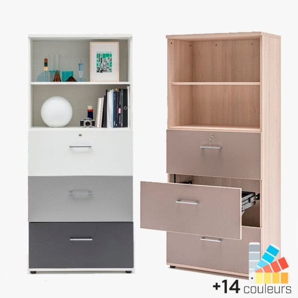 Armoire haute en mélaminé pour DS