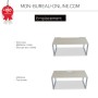 Bureau droit Design - 1m à 2m - Ogi Q