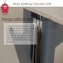 Ensemble complet Bureau L1.40m + Caisson - Pack télétravail (Corial)