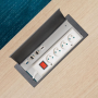 Médiabox 8 prises pour bureau et table - M14H