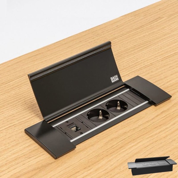 Médiabox 3 prises pour bureau - M06