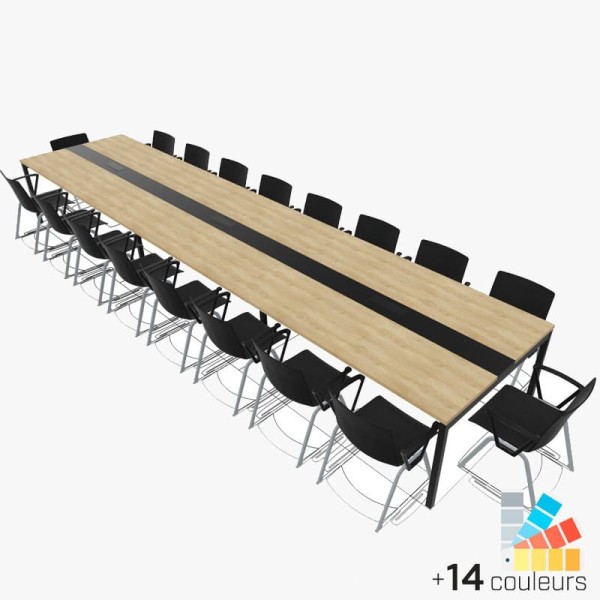 Table de réunion 20 personnes