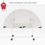 Table de réunion ronde pliante sur roulettes