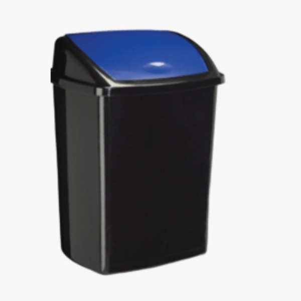 Poubelle de tri sélectif - Bleu 50 litres
