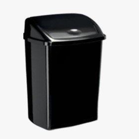 Poubelle de tri sélectif - Noir 50 litres