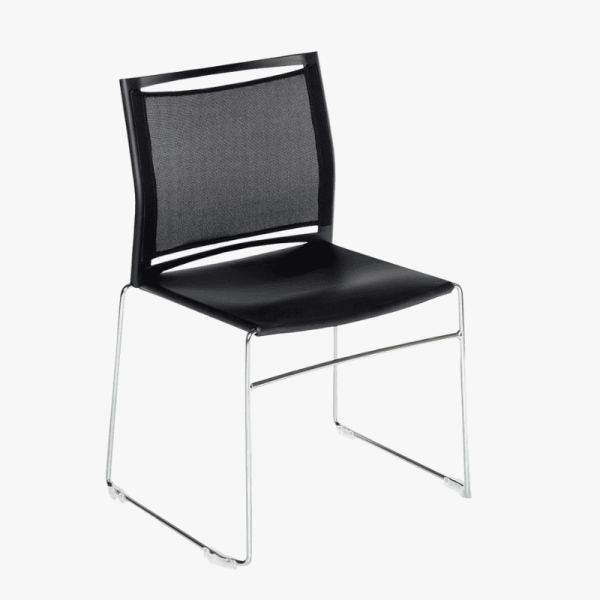 Chaise visiteur empilable