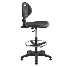 Tabouret de laboratoire Noir