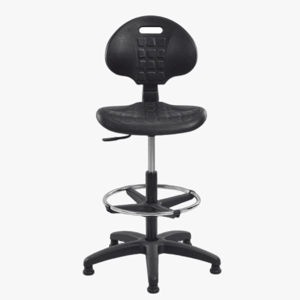 Tabouret de laboratoire Noir