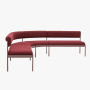 Banquette d'angle pour accueil