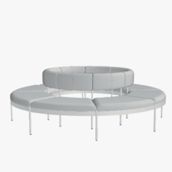 Banquette d'accueil ronde