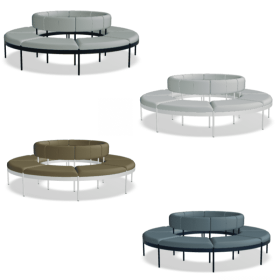 Banquette d'accueil ronde