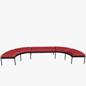 Banquette / banc d'accueil