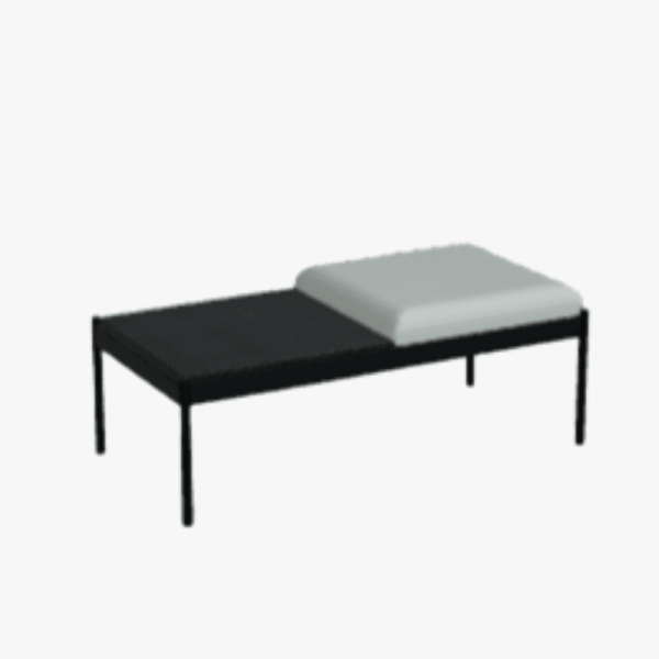 Banquette d'accueil 1 personne + plateau