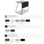 Table pour salle de formation