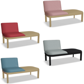 Banquette d'accueil 1 personne MDD