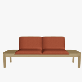 Banc d'accueil 2 personnes