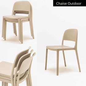 Chaise extérieure professionnelle