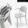 Chaise Outdoor empilable