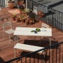 Chaise pour extérieur : restaurant