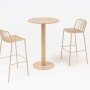 Table haute de café ronde Outdoor