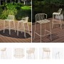 Tabouret haut exterieur