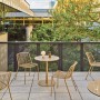 Lot de 2 chaises Outdoor - Sans accoudoir - Empilable - Bris