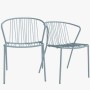 Chaise de café pour extérieur