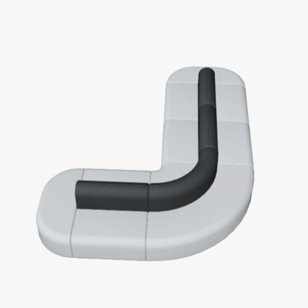 Canapé modulaire double 14 personnes