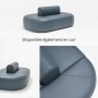 Canapé modulaire double 6 personnes