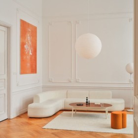 Canapé d'angle modulaire 6 personnes