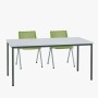 Bureau / table gris clair