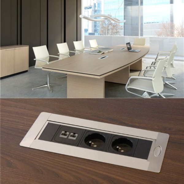 Médiabox 4 prises pour bureau - S91E