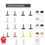 Table de réunion modulaire 14 personnes - 4.20m - Tack