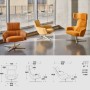 Fauteuil en cuir Haut de Gamme