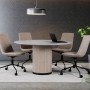 Table de réunion ronde 5 personnes