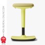 Siège / Tabouret assis-debout jaune - To-swift