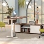 Bureau de direction d'angle avec rangement - Électrique - 1.89 à 2.09m - Envol