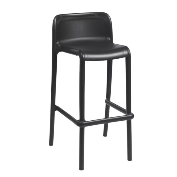 Chaise haute empilable pour l'extérieure