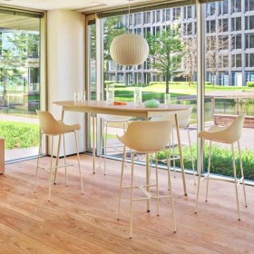 Table haute Largeur 210 cm