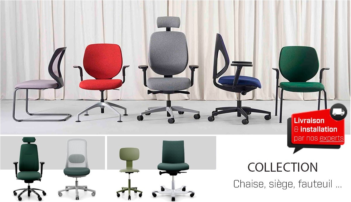 Sièges, fauteuils et chaises professionnels pour bureaux et entreprises