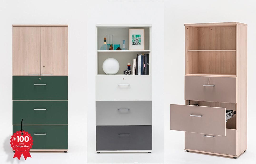Meuble de rangement pour dossiers suspendus