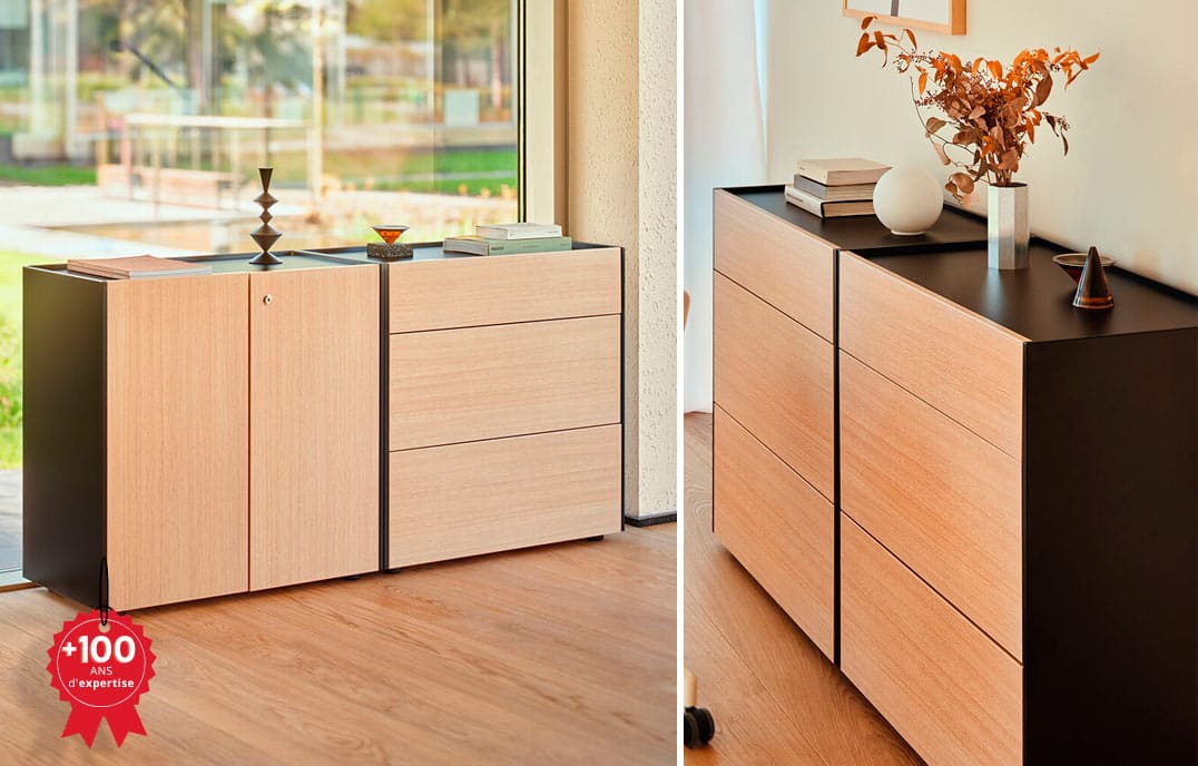 Armoire basse pour bureau