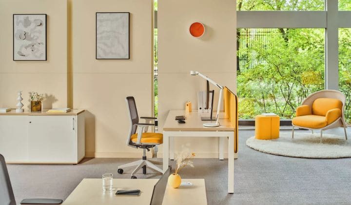 Armoire de bureau professionnelle - Armoire basse à portes coulissantes