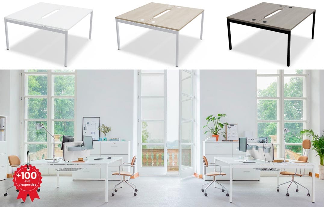 Bureau pour 2 personnes - Ogi Y Bench