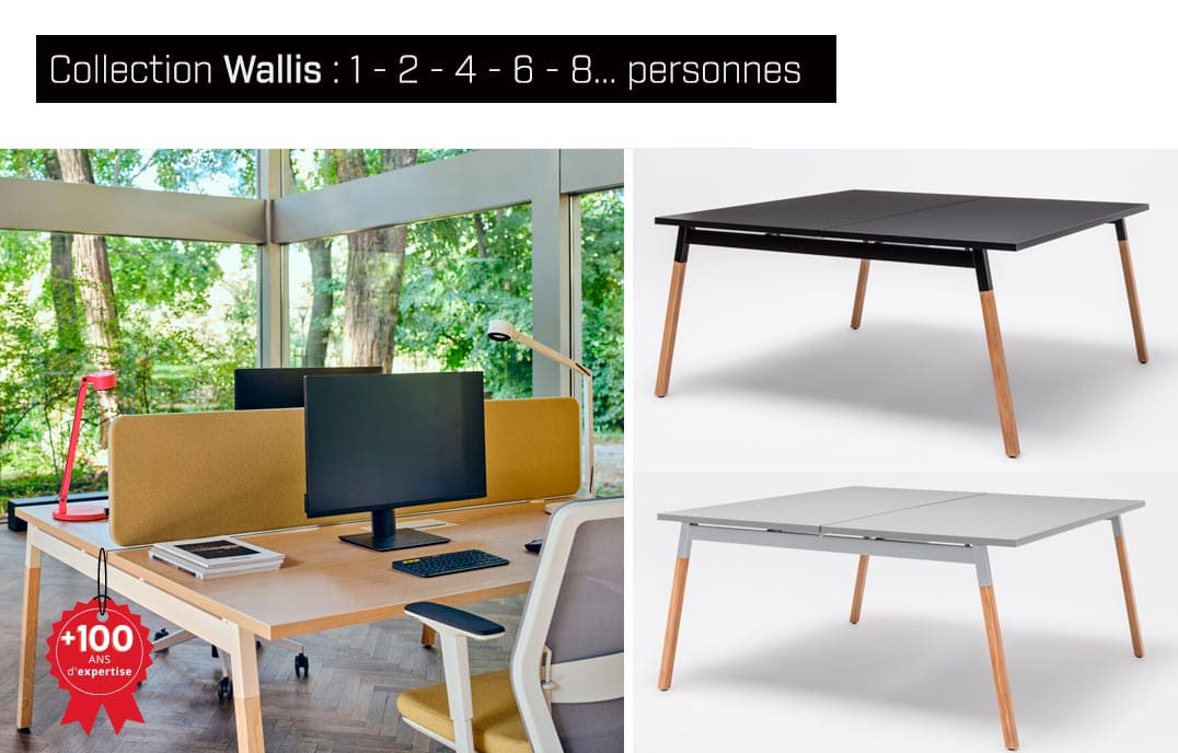 Bureau Design Open Space - Collection Wallis